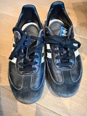 adidas Samba Black Sneakers with White Stripes